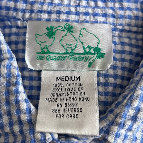 Quacker Factory Vintage Capri Pants Set Blue Medium - Picture 7 of 16